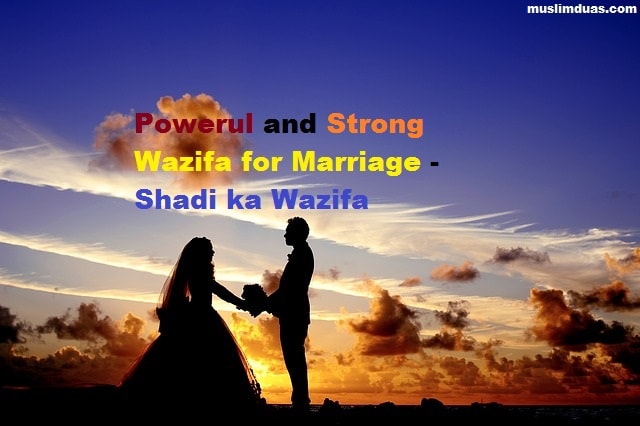 Wazifa for Marriage